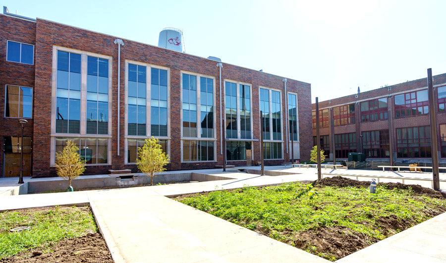 Exterior of New Fowler Academic Building